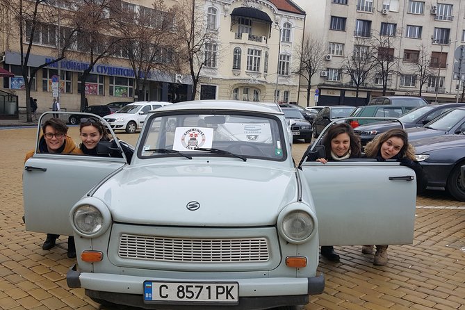 Sofia Communist History 2-Hour Tour in a Classic Trabant - Stop 1: National Palace of Culture (NDK) and the 1,300-Year Anniversary