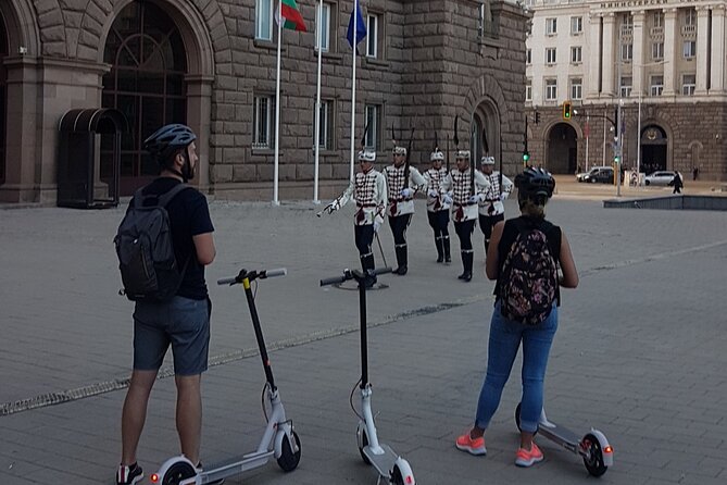 Sofia on an Electric Scooter - Guided Tour - Entering Sofia by electric scooter, not on foot