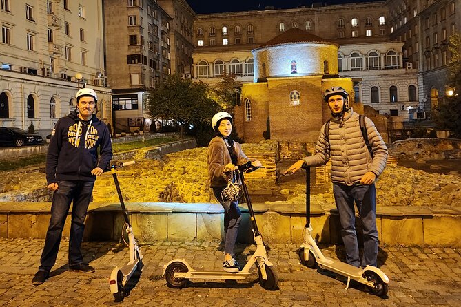 Sofia on an Electric Scooter - Guided Tour - Stop 1: Crystal Garden and the stories behind the shiny details
