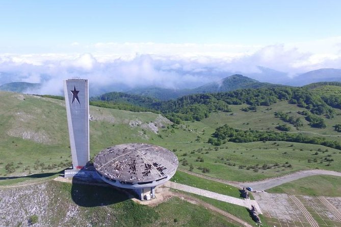 Symbol of the Communism Buzludzha monument and the Rose valley - Sofia to the mountains, with transport that actually matters