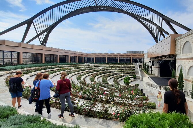 Symbol of the Communism Buzludzha monument and the Rose valley - Valley of Roses and Damascena in Skobelevo, where scent turns into culture